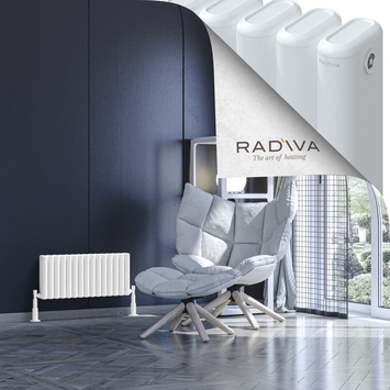 Kotto Radiateur En Aluminium 300x671 Blanc - Thumbnail