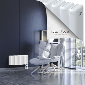 Kotto Radiateur En Aluminium 300x671 Blanc - Thumbnail