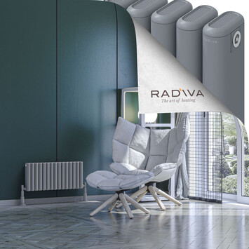 Kotto Radiateur En Aluminium 300x671 Gris - Thumbnail