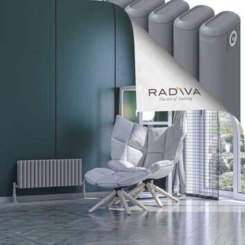 Kotto Radiateur En Aluminium 300x761 Gris - Thumbnail