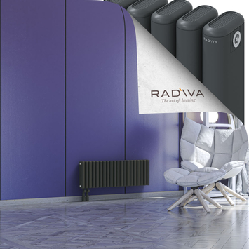 Kotto Radiateur En Aluminium 300x896 Anthracite Foncé - Thumbnail