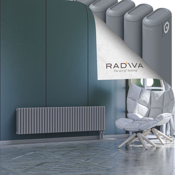 Kotto Radiateur En Aluminium 400x1571 Gris - Thumbnail