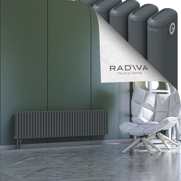 Kotto Radiateur En Aluminium 400x1616 Anthracite - Thumbnail