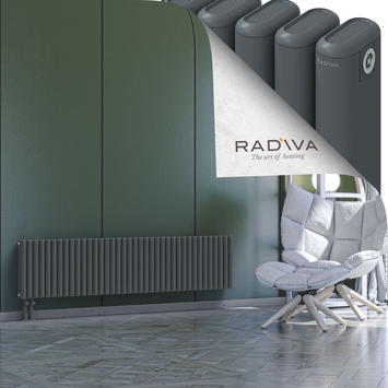 Kotto Radiateur En Aluminium 400x1706 Anthracite - Thumbnail