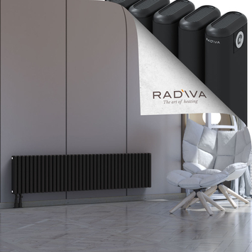 Kotto Radiateur En Aluminium 400x1706 Noir - Thumbnail