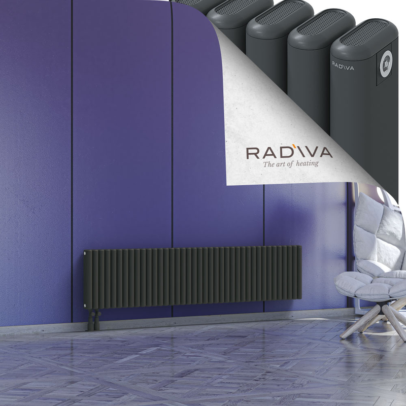 Kotto Radiateur En Aluminium 400x1751 Anthracite Foncé