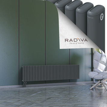 Kotto Radiateur En Aluminium 400x1751 Anthracite - Thumbnail