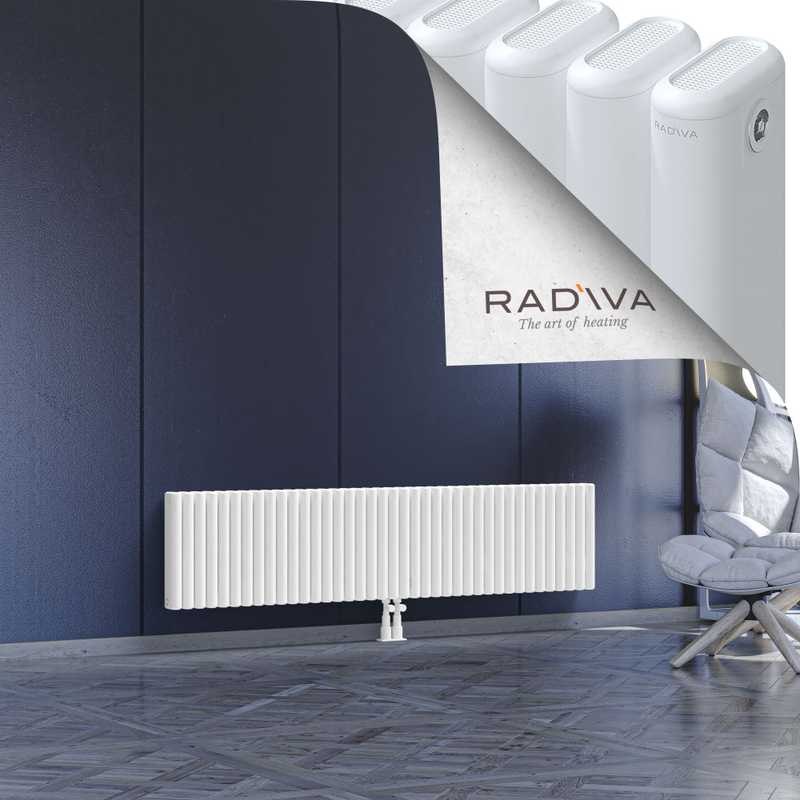 Kotto Radiateur En Aluminium 400x1751 Blanc