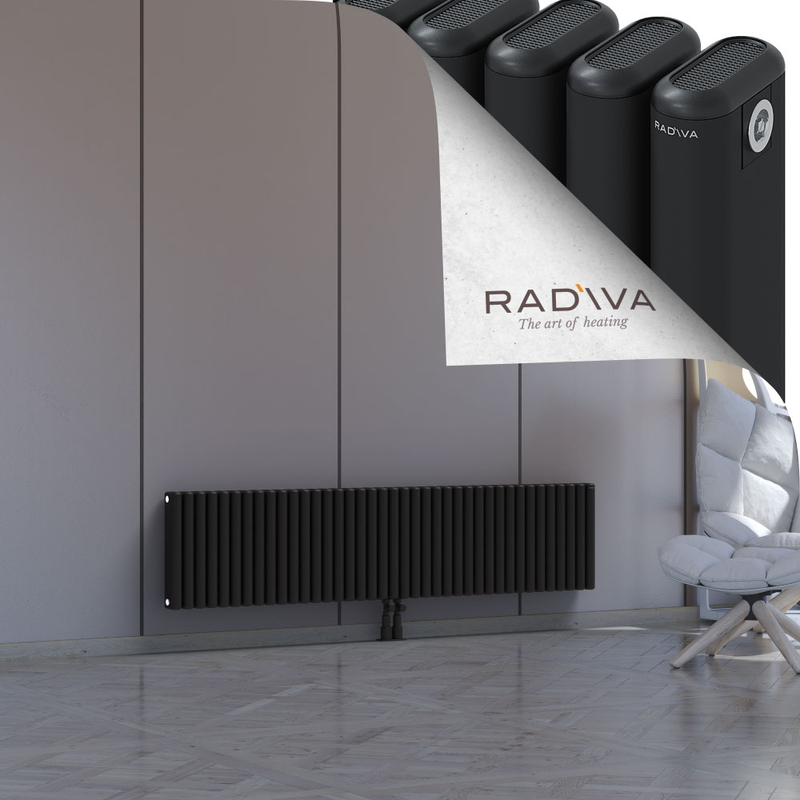 Kotto Radiateur En Aluminium 400x1751 Noir