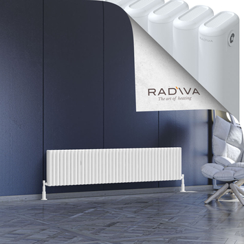 Kotto Radiateur En Aluminium 400x1796 Blanc - Thumbnail