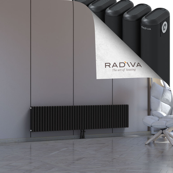 Kotto Radiateur En Aluminium 400x1841 Noir - Thumbnail