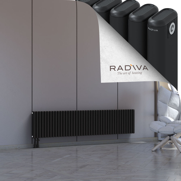 Kotto Radiateur En Aluminium 400x1841 Noir - Thumbnail