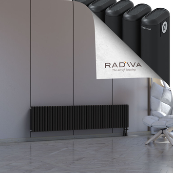 Kotto Radiateur En Aluminium 400x1841 Noir - Thumbnail