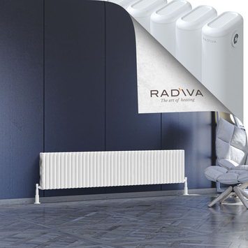 Kotto Radiateur En Aluminium 400x1886 Blanc - Thumbnail