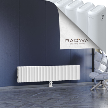 Kotto Radiateur En Aluminium 400x1886 Blanc - Thumbnail