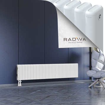 Kotto Radiateur En Aluminium 400x1886 Blanc - Thumbnail