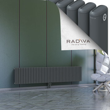 Kotto Radiateur En Aluminium 400x1976 Anthracite - Thumbnail