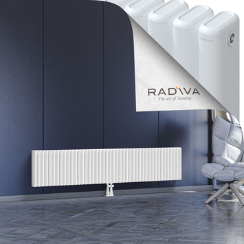 Kotto Radiateur En Aluminium 400x1976 Blanc - Thumbnail