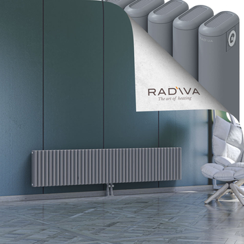 Kotto Radiateur En Aluminium 400x1976 Gris - Thumbnail