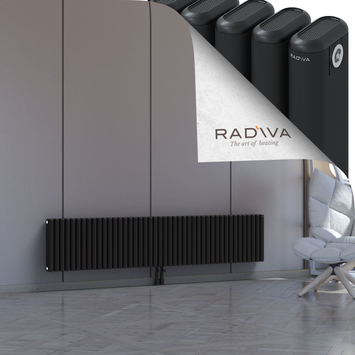 Kotto Radiateur En Aluminium 400x1976 Noir - Thumbnail