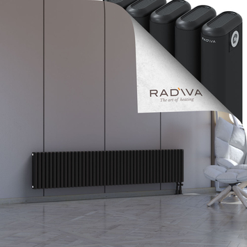 Kotto Radiateur En Aluminium 400x1976 Noir - Thumbnail