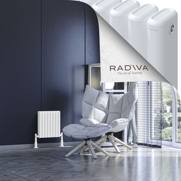 Kotto Radiateur En Aluminium 400x356 Blanc - Thumbnail