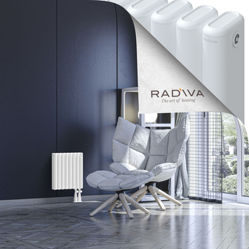 Kotto Radiateur En Aluminium 400x356 Blanc - Thumbnail