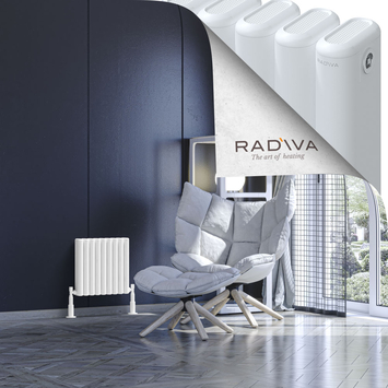 Kotto Radiateur En Aluminium 400x401 Blanc - Thumbnail