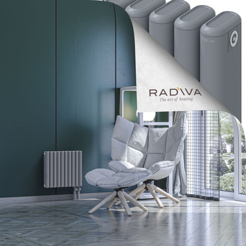 Kotto Radiateur En Aluminium 400x446 Gris - Thumbnail