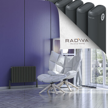 Kotto Radiateur En Aluminium 400x671 Anthracite Foncé - Thumbnail