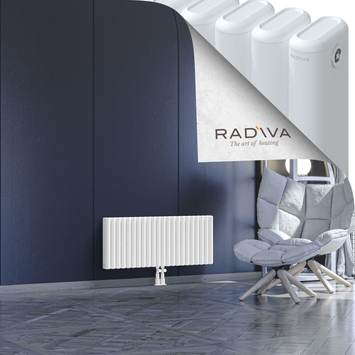 Kotto Radiateur En Aluminium 400x986 Blanc - Thumbnail