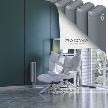 Kotto Radiateur En Aluminium 500x131 Gris - Thumbnail