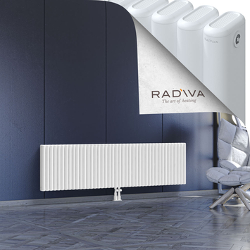 Kotto Radiateur En Aluminium 500x1886 Blanc - Thumbnail