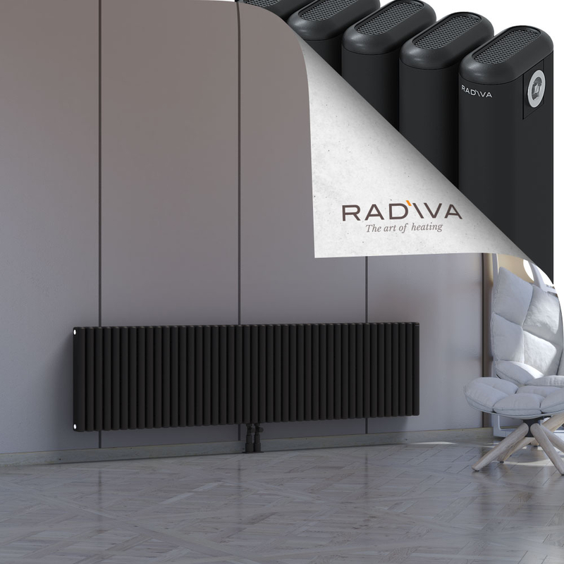 Kotto Radiateur En Aluminium 500x1976 Noir