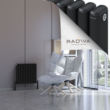 Kotto Radiateur En Aluminium 500x536 Noir - Thumbnail