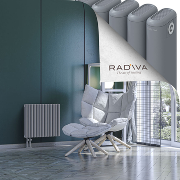 Kotto Radiateur En Aluminium 500x581 Gris - Thumbnail