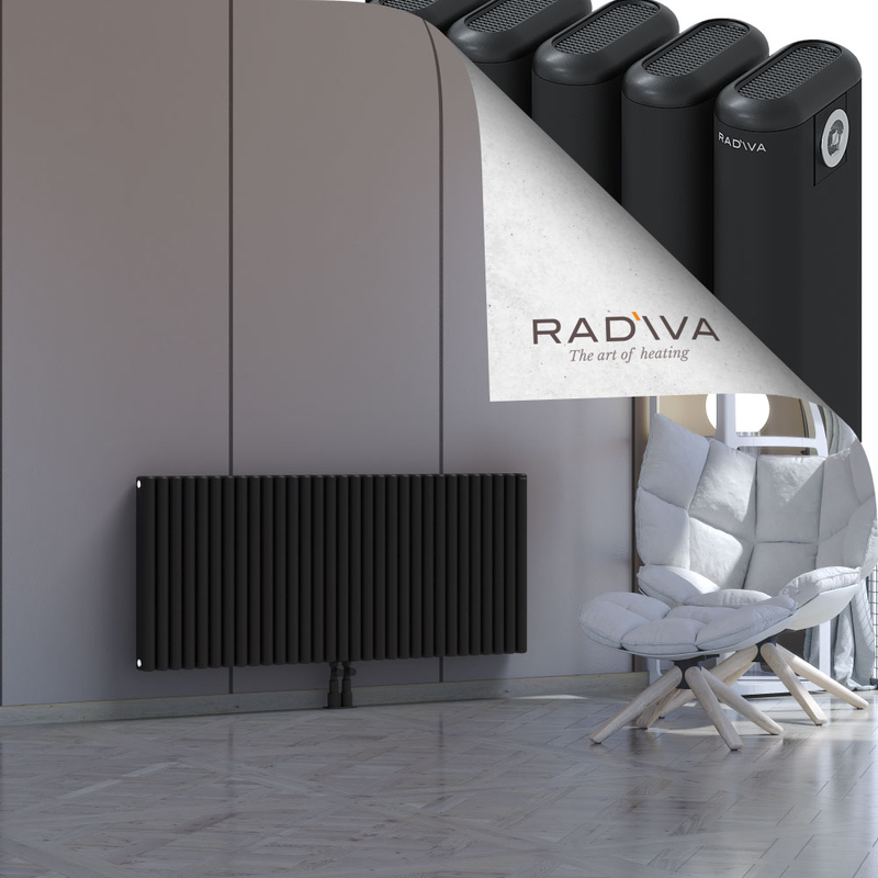 Kotto Radiateur En Aluminium 600x1391 Noir