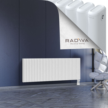 Kotto Radiateur En Aluminium 600x1751 Blanc - Thumbnail