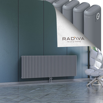 Kotto Radiateur En Aluminium 600x1751 Gris - Thumbnail