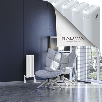 Kotto Radiateur En Aluminium 600x221 Blanc - Thumbnail