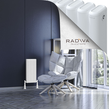 Kotto Radiateur En Aluminium 600x266 Blanc - Thumbnail