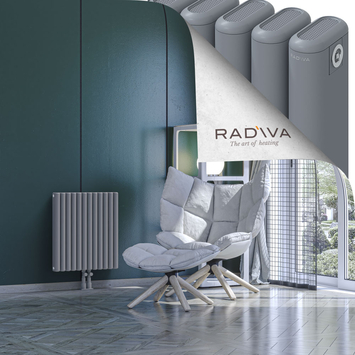 Kotto Radiateur En Aluminium 600x536 Gris - Thumbnail