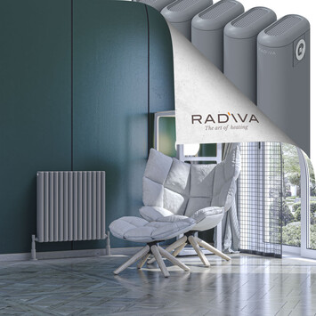 Kotto Radiateur En Aluminium 600x626 Gris - Thumbnail