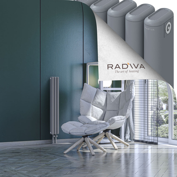 Kotto Radiateur En Aluminium 900x131 Gris - Thumbnail