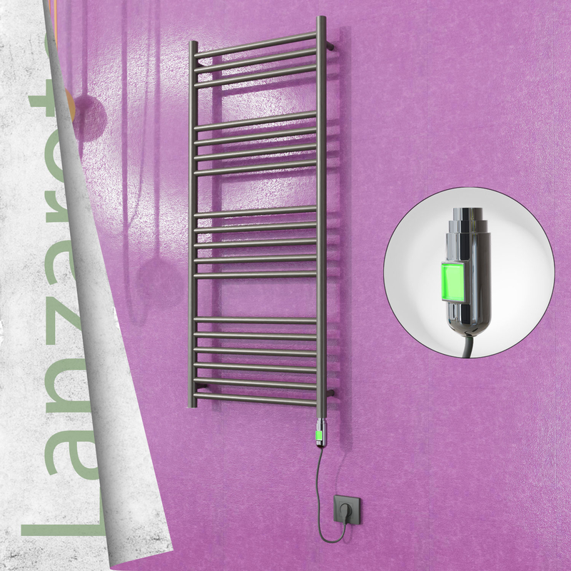 Lanzarote Electric Towel Warmer 500x1200 Satine Finish (On/Off) 300 W