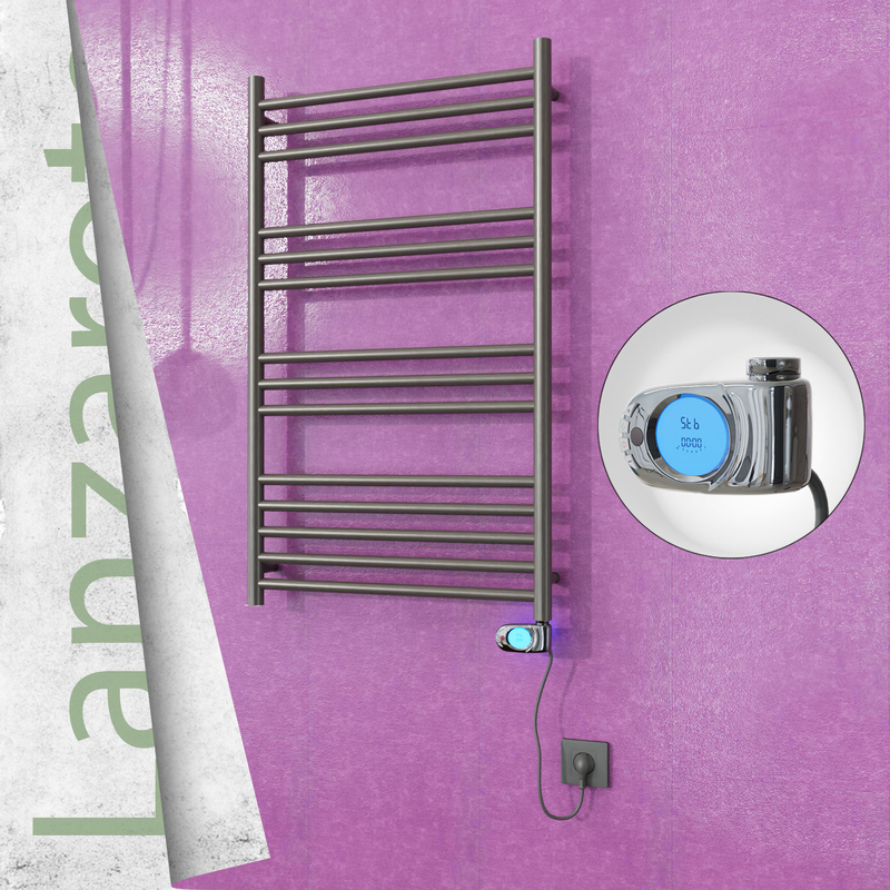 Lanzarote Electric Towel Warmer 600x1000 Satine Finish (Musa Thermostat) 200 W