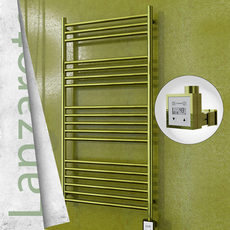 Lanzarote Electric Towel Warmer 600x1200 Gold Ktx3 300 W