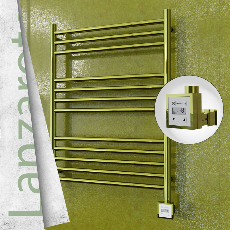 Lanzarote Electric Towel Warmer 600x800 Gold Ktx3 200 W