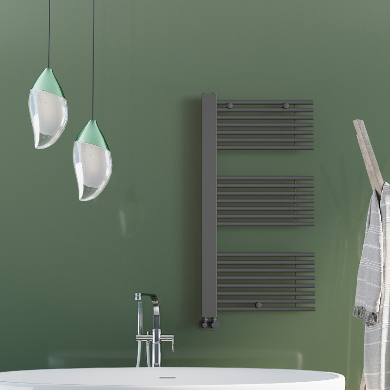 Male Decorative Towel Warmer 600x1190 Anthracite