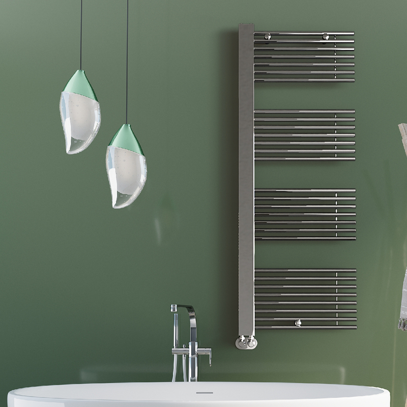 Male Decorative Towel Warmer 600x1600 Chrome